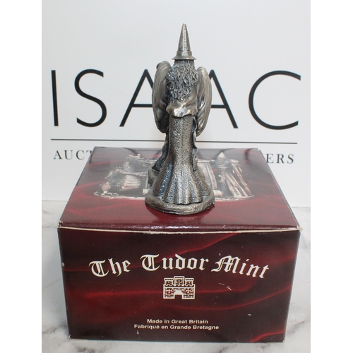 96 - 5 x Boxed Myth And Magic Sculpture By The Tudor Mint Including 
3040 The Fire Wizard
3038 Pegasus
30... 