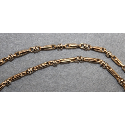 652 - Stamped Italy 375 Gold Total Weight- 22.32g Chain