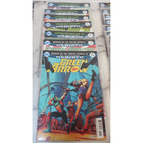 1 - A Selection Of Comics Including 
Superman Rebirth
Flash Rebirth
Green Arrow Rebirth
Suicide Squad Re... 