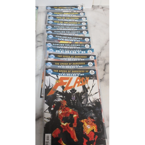 1 - A Selection Of Comics Including 
Superman Rebirth
Flash Rebirth
Green Arrow Rebirth
Suicide Squad Re... 