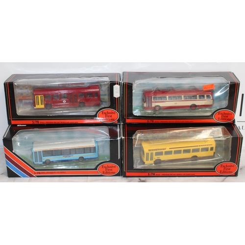 868 - 4 x Boxed Die Cast Exclusive First Edition Buses