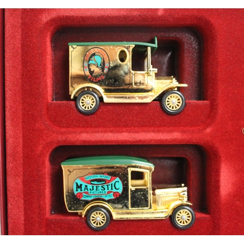 872 - Boxed 24ct Gold Plated Lledo Special Limited Editio The Golden Days Of The Film Industry