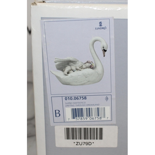 118 - Boxed Figurine Drifting Through Dreamland)
Height 15cm
Length 19.5cm
COLLECTION ONLY