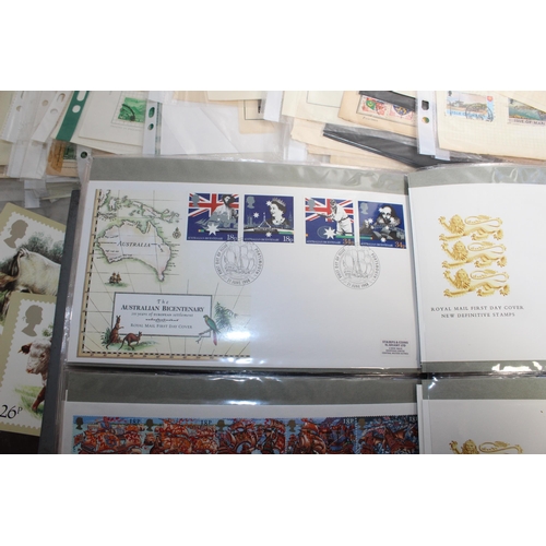 743 - Worldwide Stamp Collection including UK 1st Day Covers and Stamp Postcard Album