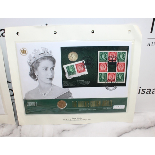 390 - Selection Of Collectable Coins/First Day Covers Inc
The Queen's Golden Jubilee Coin First Day Cover
... 