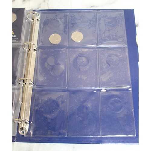 392 - Change Checker Album With 50p Coins (27 Coins In Total)