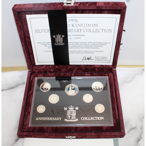 395 - 1996 UK Silver Anniversary Collection Boxed