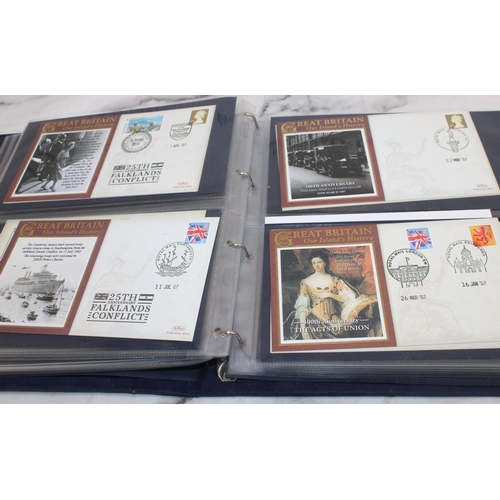 397 - Folder Containing A Quantity Of First Day Covers Franked