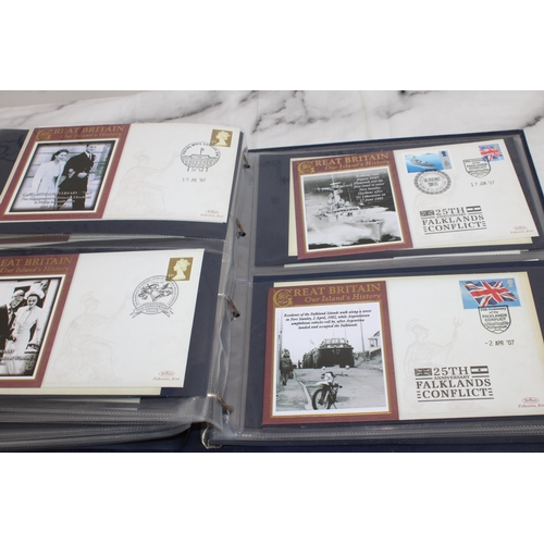 397 - Folder Containing A Quantity Of First Day Covers Franked