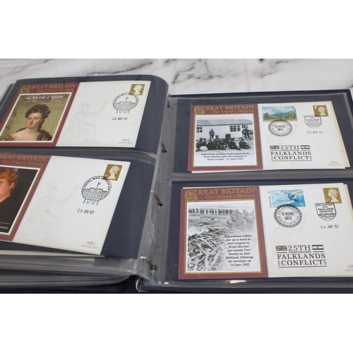 397 - Folder Containing A Quantity Of First Day Covers Franked