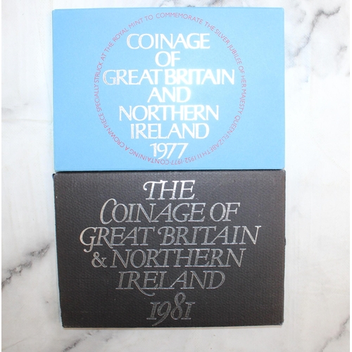 398 - 1977 & 1981 UK Proof Sets