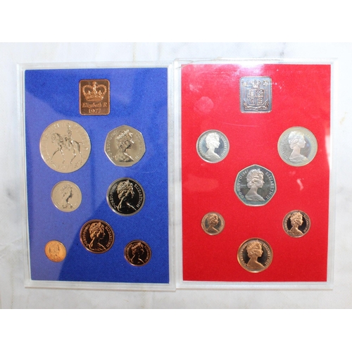 398 - 1977 & 1981 UK Proof Sets