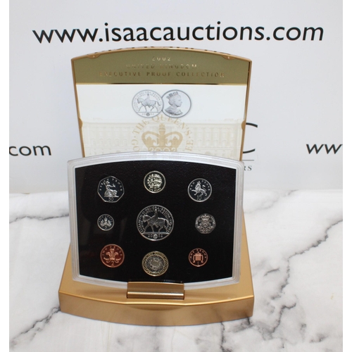 400 - 2002 Royal Mint UK Executive Proof Collection Boxed