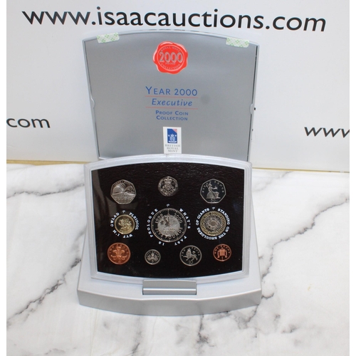 404 - 2000 Royal Mint Executive Proof Coin Collection Boxed