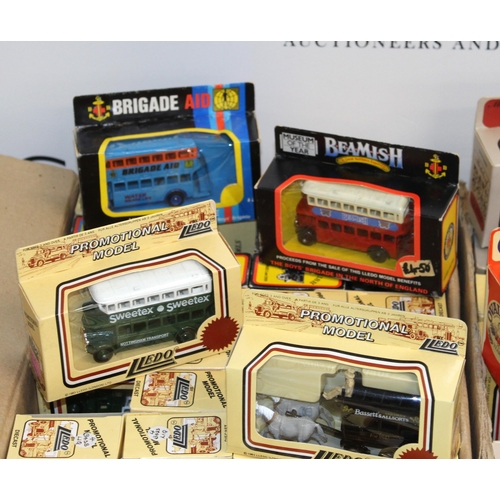 929 - 2 x Large Boxes Of Die Cast Lledo Vehicles (Box 1 Contains 34 Vehicles  Box 2 Contains 31 Vehicles)