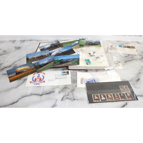 746 - Stamp Album With A Assortment Of Stamps And Postcards Some Franked And Unfranked
ALL PROCEEDS GO TO ... 