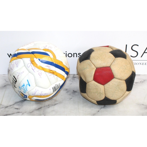 767 - 2 x Signed Match Footballs (Please See Pictures For Signatures)
ALL PROCEEDS GO TO CHARITY