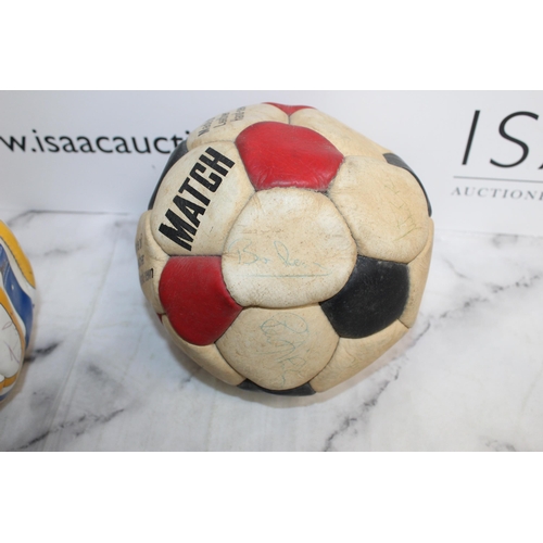 767 - 2 x Signed Match Footballs (Please See Pictures For Signatures)
ALL PROCEEDS GO TO CHARITY