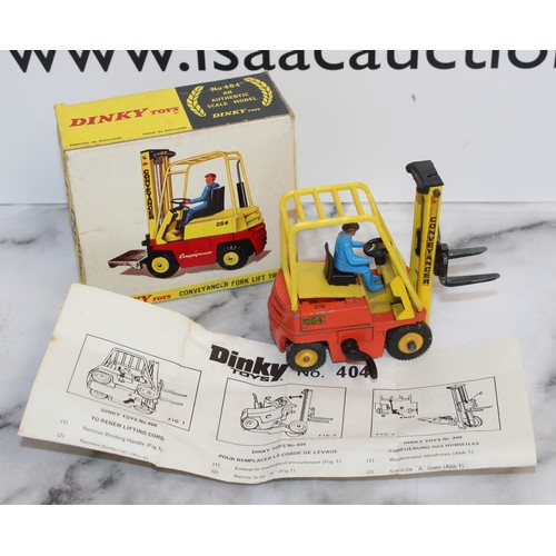 870 - Boxed Dinky Toys Conveyancer Fork Lift Truck