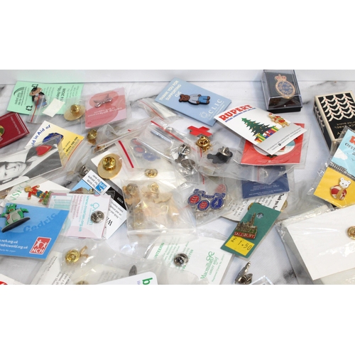 40 - A Quantity Of Collectable Pin Badges And Other