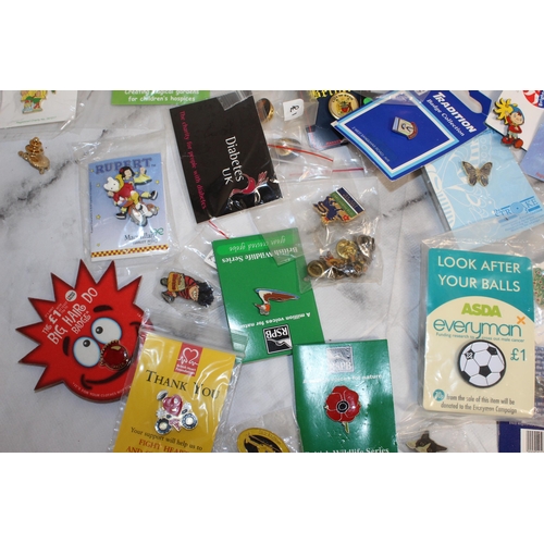 40 - A Quantity Of Collectable Pin Badges And Other