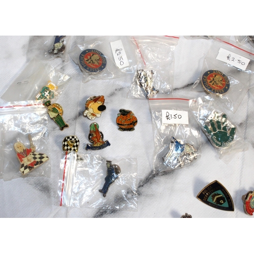 41 - A Quantity Of Pin Badges
