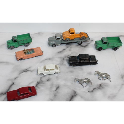 614 - A Selection Of Unboxed Vehicles And Other Makes Include Duplo Dinkey, Lesney And Other