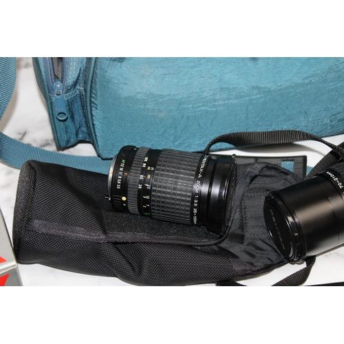 11 - Large Quantity Of PENTAX Camera's & Accessories/Binoculars Most In Original Boxes