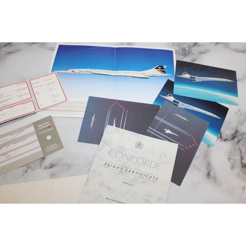 49 - Selection Of Concorde Flight Memorabilia Inc- Pin Badges One Boxed