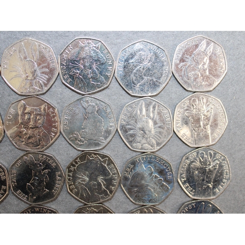 373 - 38 x Collectable 2016-2019 50 Pence Coins