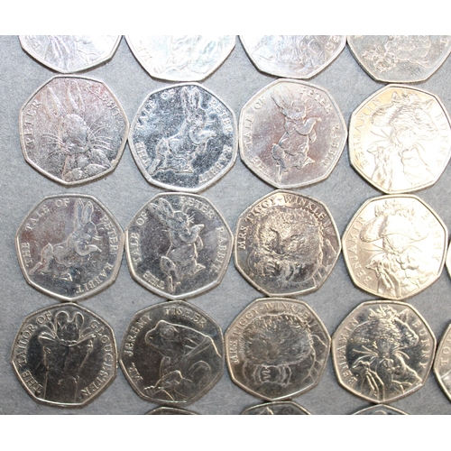 373 - 38 x Collectable 2016-2019 50 Pence Coins