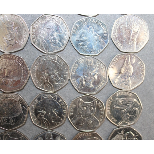 373 - 38 x Collectable 2016-2019 50 Pence Coins