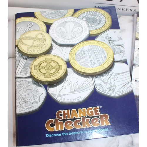 Change Checker Folder/New Unopened Coin Checker Coin Sheets/Unopened ...