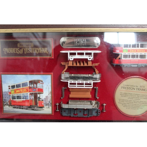 641 - Framed Matchbox Models Of Yesteryear Preston Tramcar Limited Edition No 1379
COLLECTION ONLY DUE TO ... 