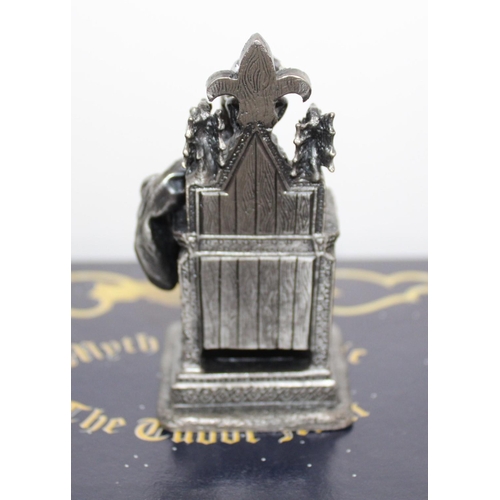 83 - 4 x Boxed Myth And Magic By The Tudor Mint Inc-The Crystal Treasure 3851/King Arthur 320/Arthur And ... 