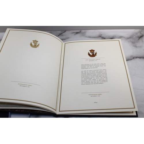 105 - Boxed Althorp Signed Earl Spencer's Tribute To Diana Princess Of Wales Westminster Abbey September 6... 