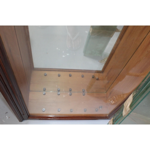 110 - Large Glass Fronted Display Case with 6 Glass Shelves - Collection Only

Measures 123cm x 46cm x 16c... 