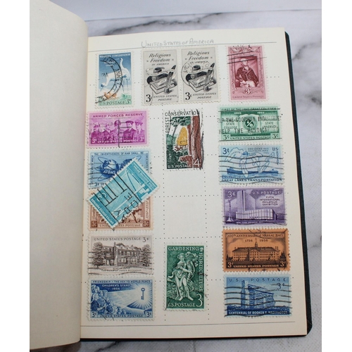 524 - A Collection Of Worldwide Stamps, Cigarette Cards And Album And Others