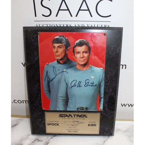 117 - 1994 PARAMOUNT PICTURES STAR TREK  THE MOTION PICTURE NCC-1701 LIMITED EDITION 397/1000 COMMANDER SP... 