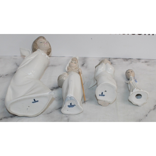 136 - 3 x Lladro Figures And Other
Tallest 23cm