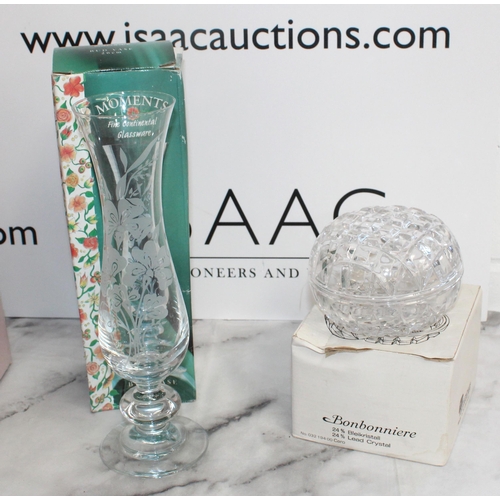 23 - A Selection Of Crystal And Glassware Some Handmade In Italy
Boxed
COLLECTION ONLY