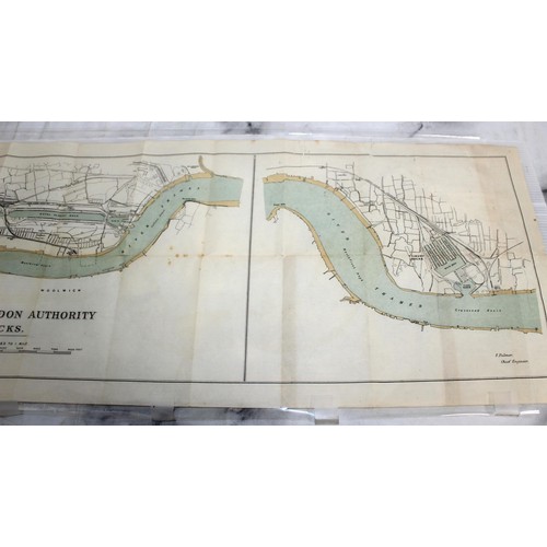 221 - Port Of London Authority Map Of The Docks Dated 16th December 1910
COLLECTION ONLY