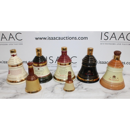 190 - Seven Empty Whisky Bells - Collection Only