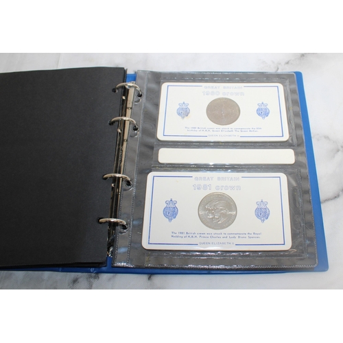 355 - 1968 - 1982 Queen Elizabeth II Coin Set (16 Sets) In Folder