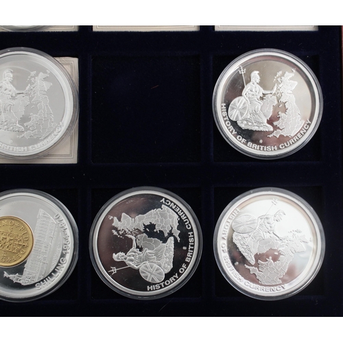 357 - Predecimalisation Coins Collection 11 x Coin Set In Box