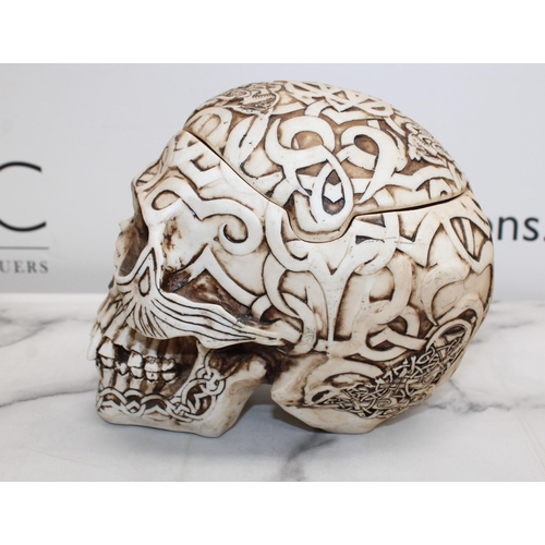 144 - Four Collectable Skulls
Tallest-20.5cm
COLLECTION ONLY