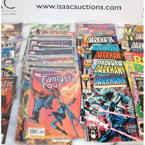 219 - A Quantity Of Marvel Comics Including Fantastic Four, Dark-hawk, Rom And Others