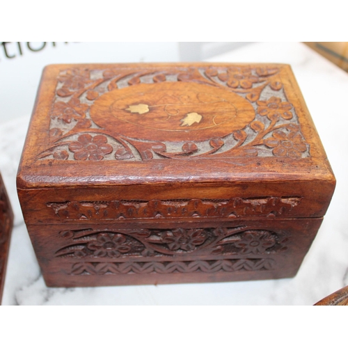 30 - Collection Of Wooden Boxes/Dishes