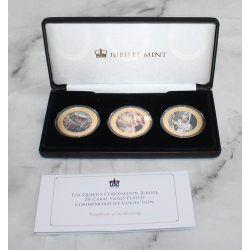 361 - Three Boxed Coin Sets Inc- 2015 The Longest Reigning Monarchs One Crowns/Jubilee Mint The Queen's Co... 