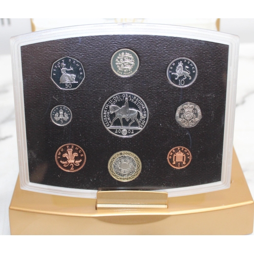 365 - Boxed The Royal Mint 2002 UK Executive Proof Collection Golden Jubilee EIIR